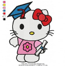 Hello Kitty 16 Embroidery Designs